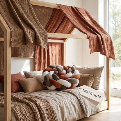 Tresse de lit palm lit cabane
