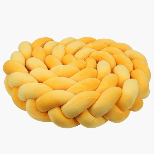 Tresse de lit puamun jaune