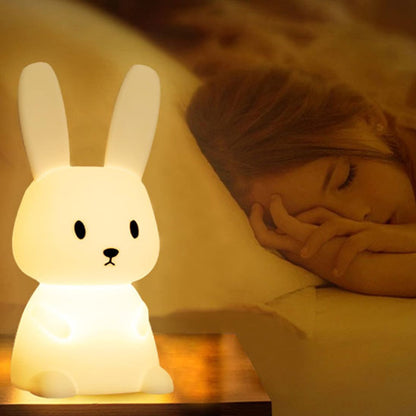 Veilleuse-enfant-famille