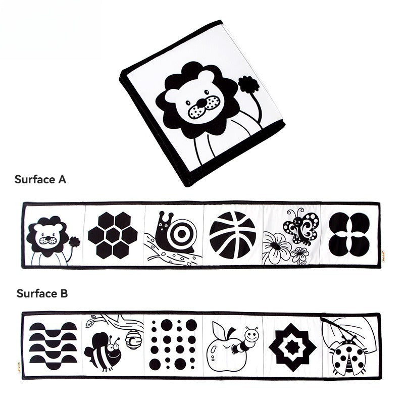 Black And White Bed Cloth Book